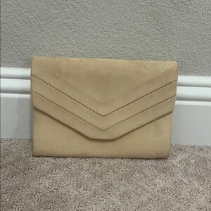 Elegant Tan Clutch